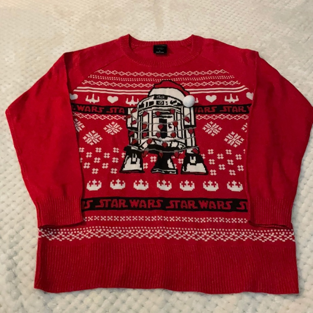 3/$20 EUC Star Wars R2D2 Christmas Sweater
